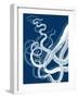 Octopus Tentacles Blue And White-Fab Funky-Framed Art Print