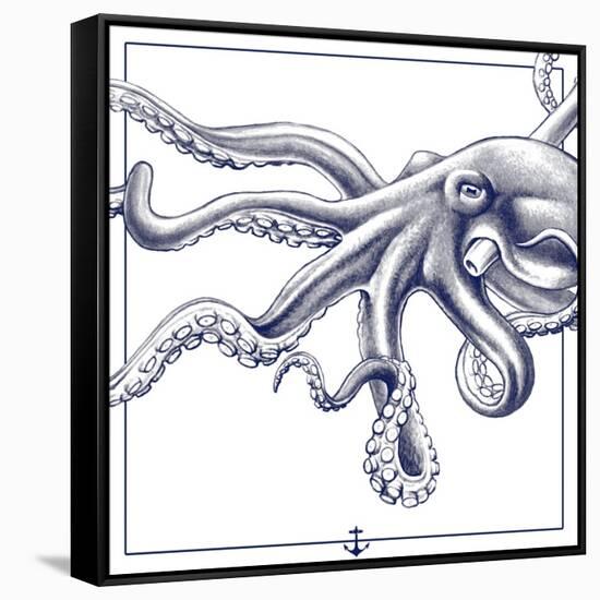 Octopus-The Saturday Evening Post-Framed Stretched Canvas