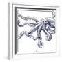 Octopus-The Saturday Evening Post-Framed Giclee Print