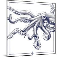 Octopus-The Saturday Evening Post-Mounted Giclee Print