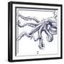 Octopus-The Saturday Evening Post-Framed Premium Giclee Print