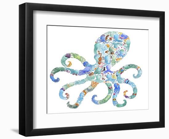 Octopus-Louise Tate-Framed Premium Giclee Print