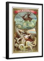 Octopus-null-Framed Giclee Print