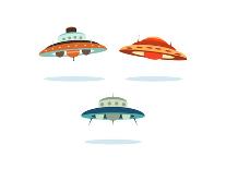 Ufo Alien Space Ships-oculo-Art Print