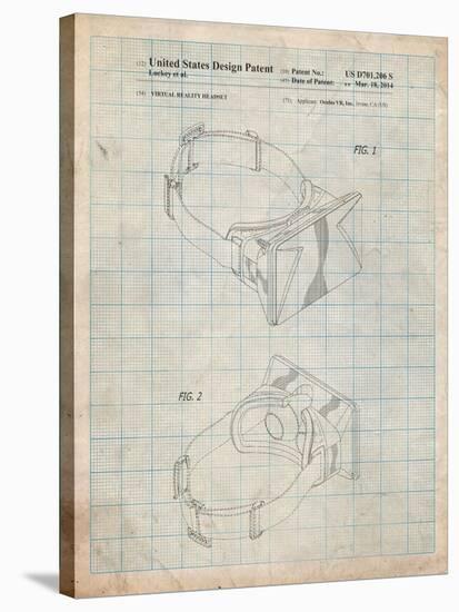 Oculus Rift Patent-Cole Borders-Stretched Canvas