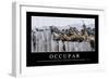 Ocupación. Cita Inspiradora Y Póster Motivacional-null-Framed Photographic Print