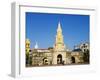 Od Town City Wall and Puerto Del Reloj, UNESCO World Heritage Site, Cartagena, Colombia-Christian Kober-Framed Photographic Print