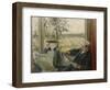 Oda Krohg reading Verdens Gang-Harriet Backer-Framed Giclee Print