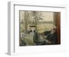 Oda Krohg reading Verdens Gang-Harriet Backer-Framed Giclee Print