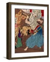 Oda Nobunaga (1534-1582)-Yoshitoshi Taiso-Framed Giclee Print