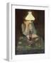 Oda with lamp-Christian Krohg-Framed Giclee Print