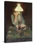 Oda with lamp-Christian Krohg-Stretched Canvas