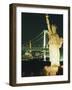 Odaiba Harbour, Rainbow Bridge, Tokyo, Japan-Christian Kober-Framed Photographic Print