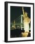 Odaiba Harbour, Rainbow Bridge, Tokyo, Japan-Christian Kober-Framed Photographic Print