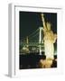 Odaiba Harbour, Rainbow Bridge, Tokyo, Japan-Christian Kober-Framed Photographic Print