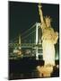 Odaiba Harbour, Rainbow Bridge, Tokyo, Japan-Christian Kober-Mounted Photographic Print