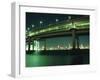 Odaiba, Rainbow Bridge, Tokyo, Japan-Christian Kober-Framed Photographic Print