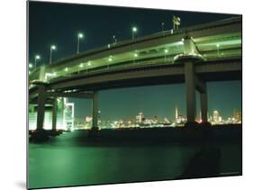 Odaiba, Rainbow Bridge, Tokyo, Japan-Christian Kober-Mounted Photographic Print