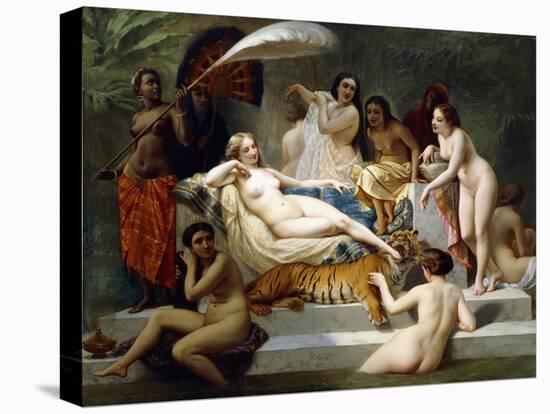 Odalisque, 1858-Henri Pierre Picou-Stretched Canvas