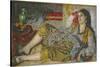 Odalisque, 1870-Pierre-Auguste Renoir-Stretched Canvas