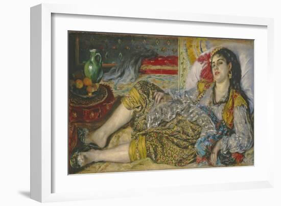 Odalisque, 1870-Pierre-Auguste Renoir-Framed Giclee Print