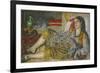 Odalisque, 1870-Pierre-Auguste Renoir-Framed Giclee Print