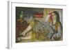 Odalisque, 1870-Pierre-Auguste Renoir-Framed Giclee Print