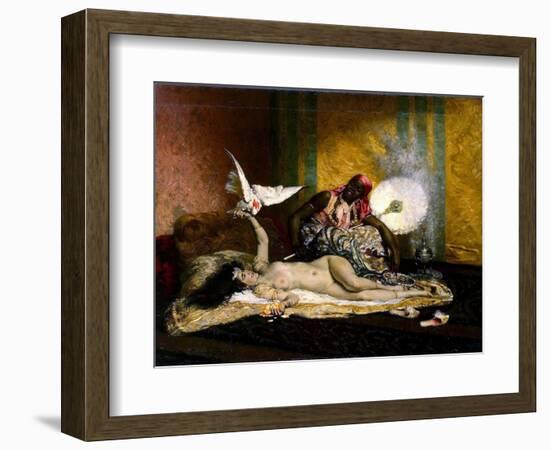 Odalisque, 1870S-Ferdinand Roybet-Framed Giclee Print