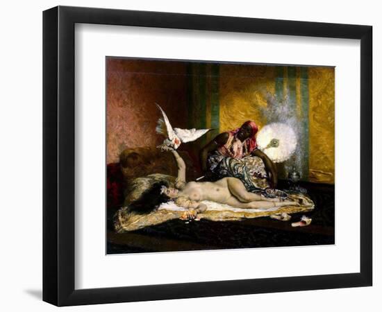 Odalisque, 1870S-Ferdinand Roybet-Framed Giclee Print