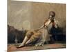 Odalisque, 1871-73 (Oil on Canvas)-Jean Baptiste Camille Corot-Mounted Giclee Print