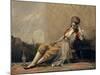 Odalisque, 1871-73 (Oil on Canvas)-Jean Baptiste Camille Corot-Mounted Giclee Print