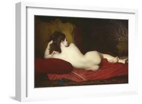 Odalisque, 1874-Jules Joseph Lefebvre-Framed Giclee Print