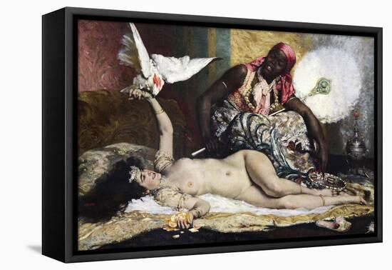 Odalisque, 1880S-Ferdinand Roybet-Framed Stretched Canvas