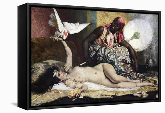 Odalisque, 1880S-Ferdinand Roybet-Framed Stretched Canvas