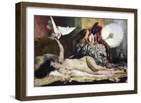 Odalisque, 1880S-Ferdinand Roybet-Framed Giclee Print