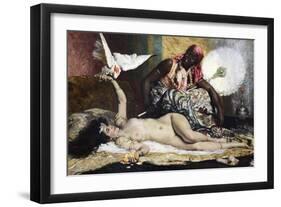 Odalisque, 1880S-Ferdinand Roybet-Framed Giclee Print