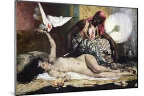 Odalisque, 1880S-Ferdinand Roybet-Mounted Giclee Print