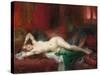 Odalisque, 1920-Henri Adrien Tanoux-Stretched Canvas