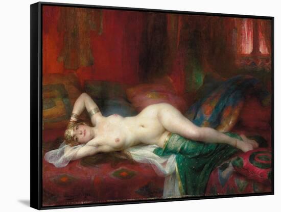 Odalisque, 1920-Henri Adrien Tanoux-Framed Stretched Canvas