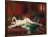 Odalisque, 1920-Henri Adrien Tanoux-Framed Giclee Print