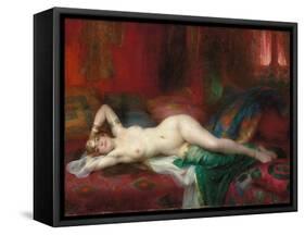 Odalisque, 1920-Henri Adrien Tanoux-Framed Stretched Canvas