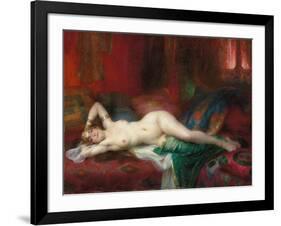 Odalisque, 1920-Henri Adrien Tanoux-Framed Giclee Print