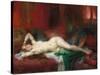 Odalisque, 1920-Henri Adrien Tanoux-Stretched Canvas