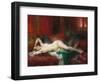 Odalisque, 1920-Henri Adrien Tanoux-Framed Giclee Print