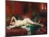 Odalisque, 1920-Henri Adrien Tanoux-Mounted Giclee Print