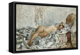 Odalisque, 1925-Henri Lebasque-Framed Stretched Canvas