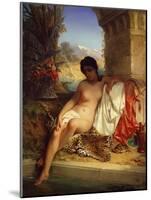 Odalisque, C.1880 (Oil on Canvas)-Emile Charles Wauters-Mounted Giclee Print