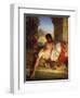 Odalisque, C.1880 (Oil on Canvas)-Emile Charles Wauters-Framed Giclee Print