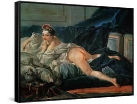 Odalisque, for the Version in the Louvre-Francois Boucher-Framed Stretched Canvas