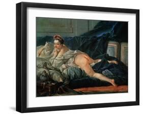 Odalisque, for the Version in the Louvre-Francois Boucher-Framed Giclee Print